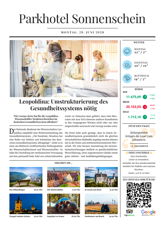 Sample MorningPaper Edition